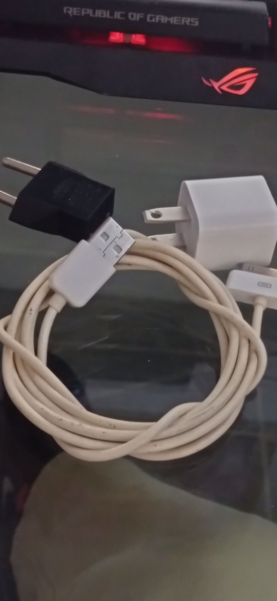 Carregador com cabo USB original para Apple