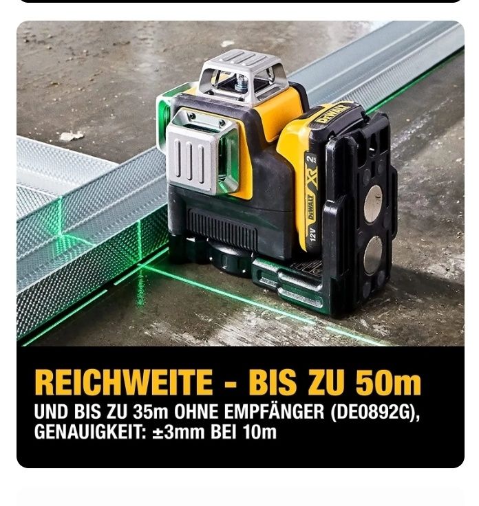 Nível Laser DEWALT 12 linha verde profissional novo

Envio por correio