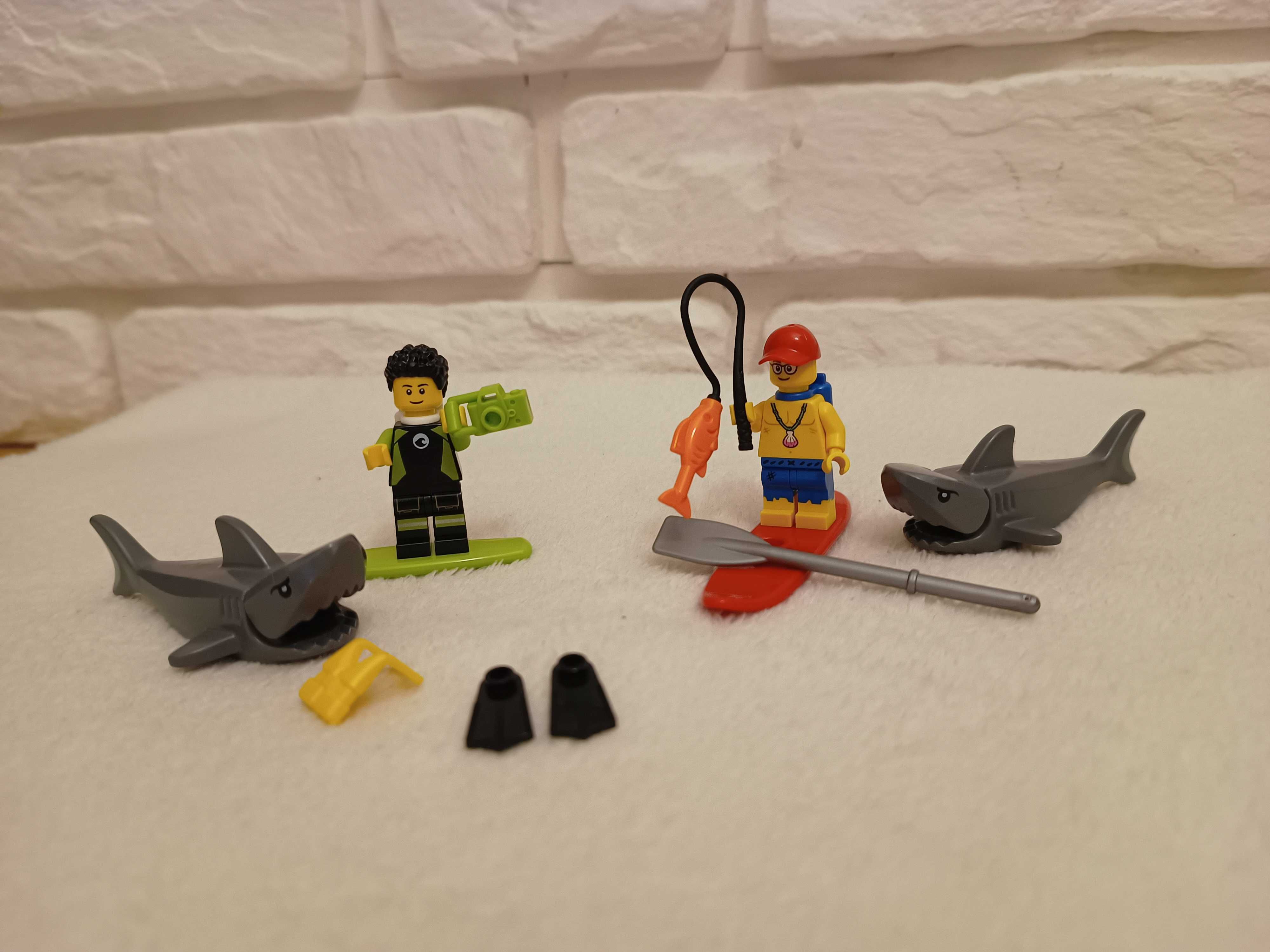 Lego ludziki + dodatki - wodne
