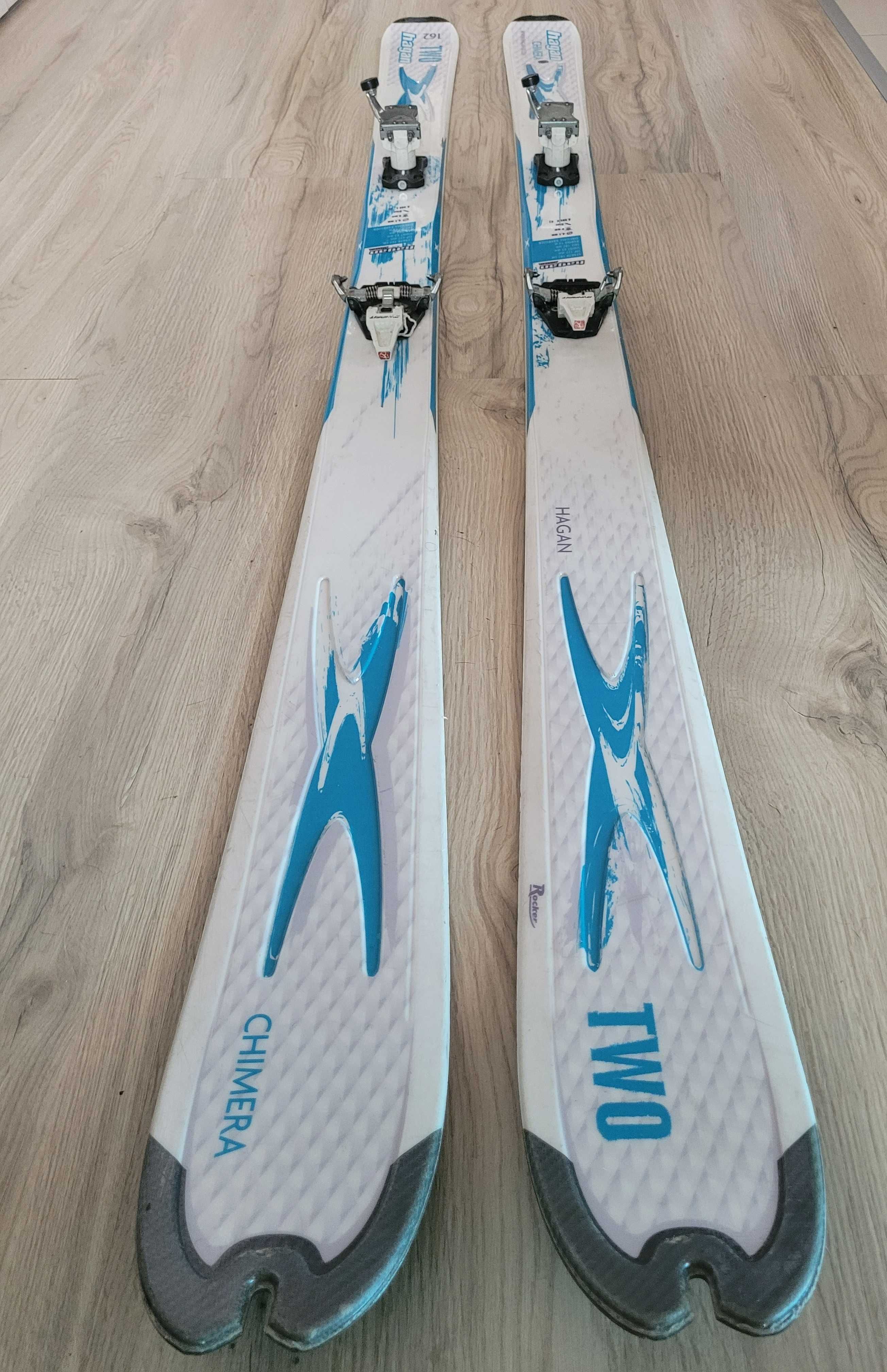 Narty skiturowe Hagan Chimera 162 cm wiazanie DynafitSpeedTurn + foki