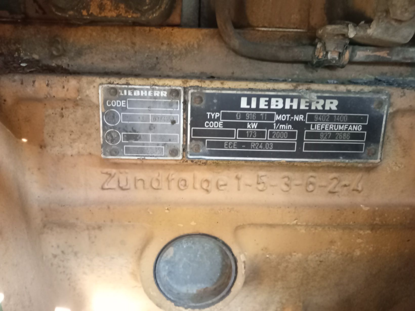 Silnik liebherr D 916