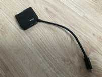 Hub USB-C hama czarny