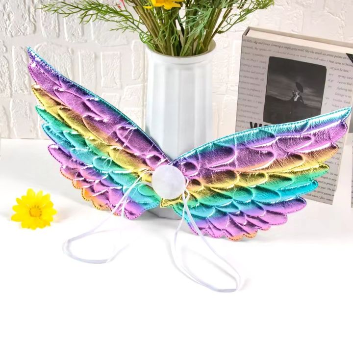 Костюм веселкового єдинорога крила ангела обруч декорації  фотосесії