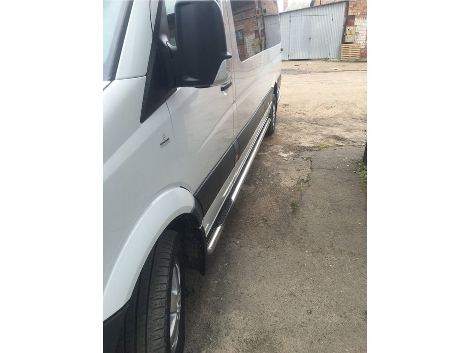 Бічний поріг підніжка (труби сталь, 2 шт) Mercedes Sprinter 906