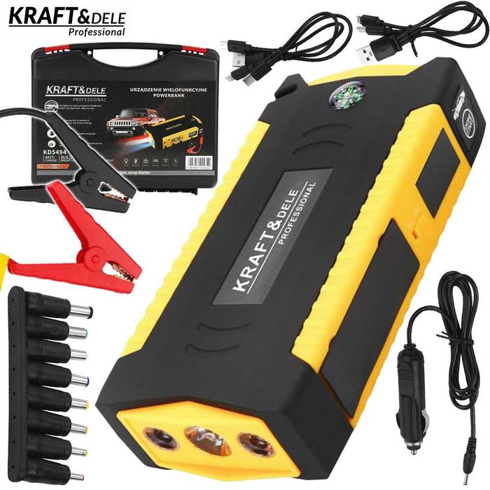 KRAFT&DELE Jump Starter Booster Powerbank Rozruch 600A KD5494