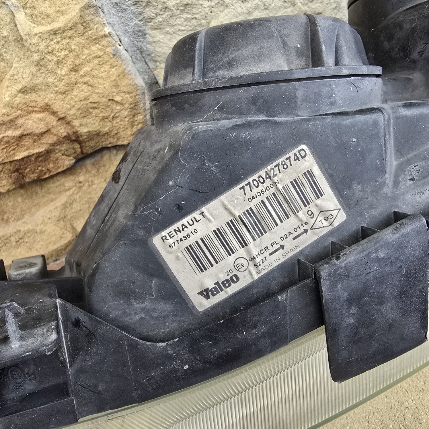 Фари передні Renault Magene 1 (7700427870D)  7700427874D