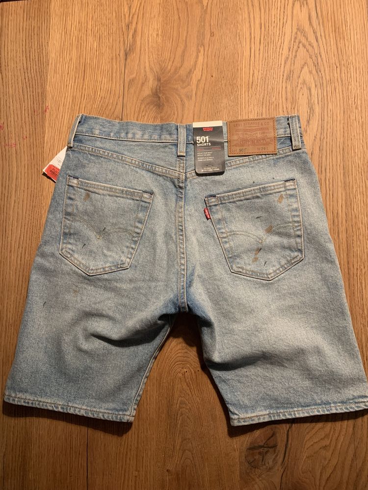 Levis 501 SHORTS rozmiar 29 nowe oryginalne szorty