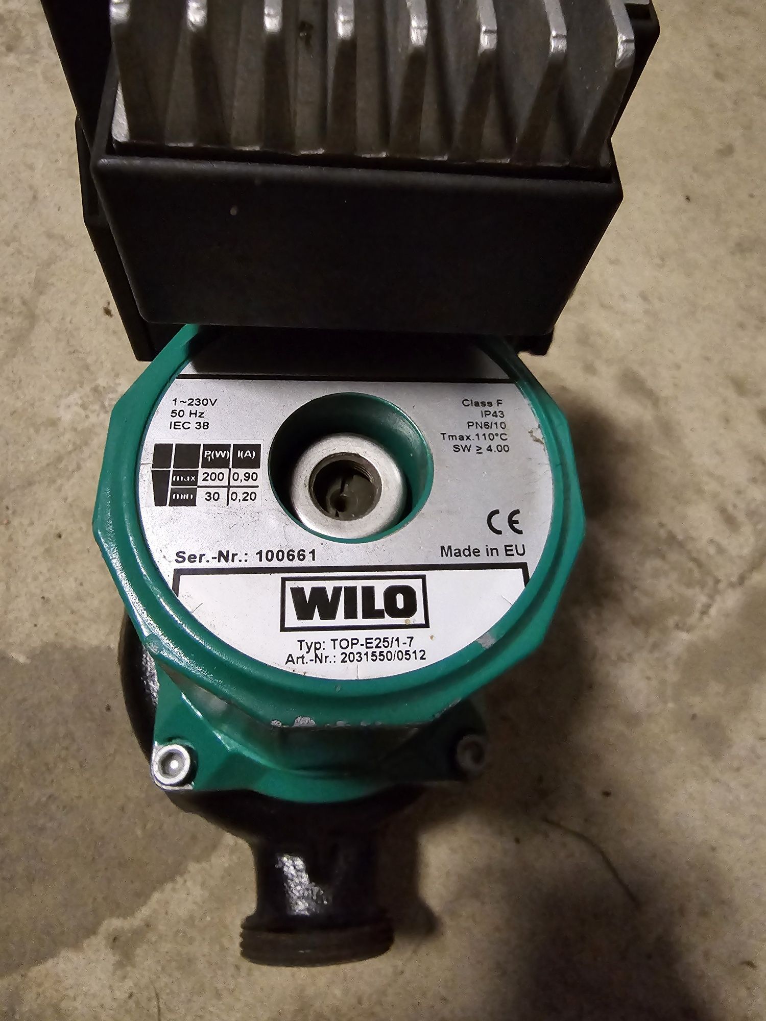Pompa obiegowa wilo TOP  e25/1-7