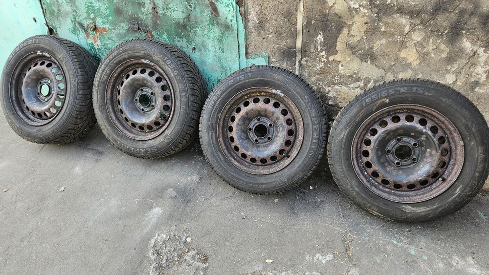 Koła opony zima zimowe 195/65/15 5x110 et35 opel vectra zafira meriva