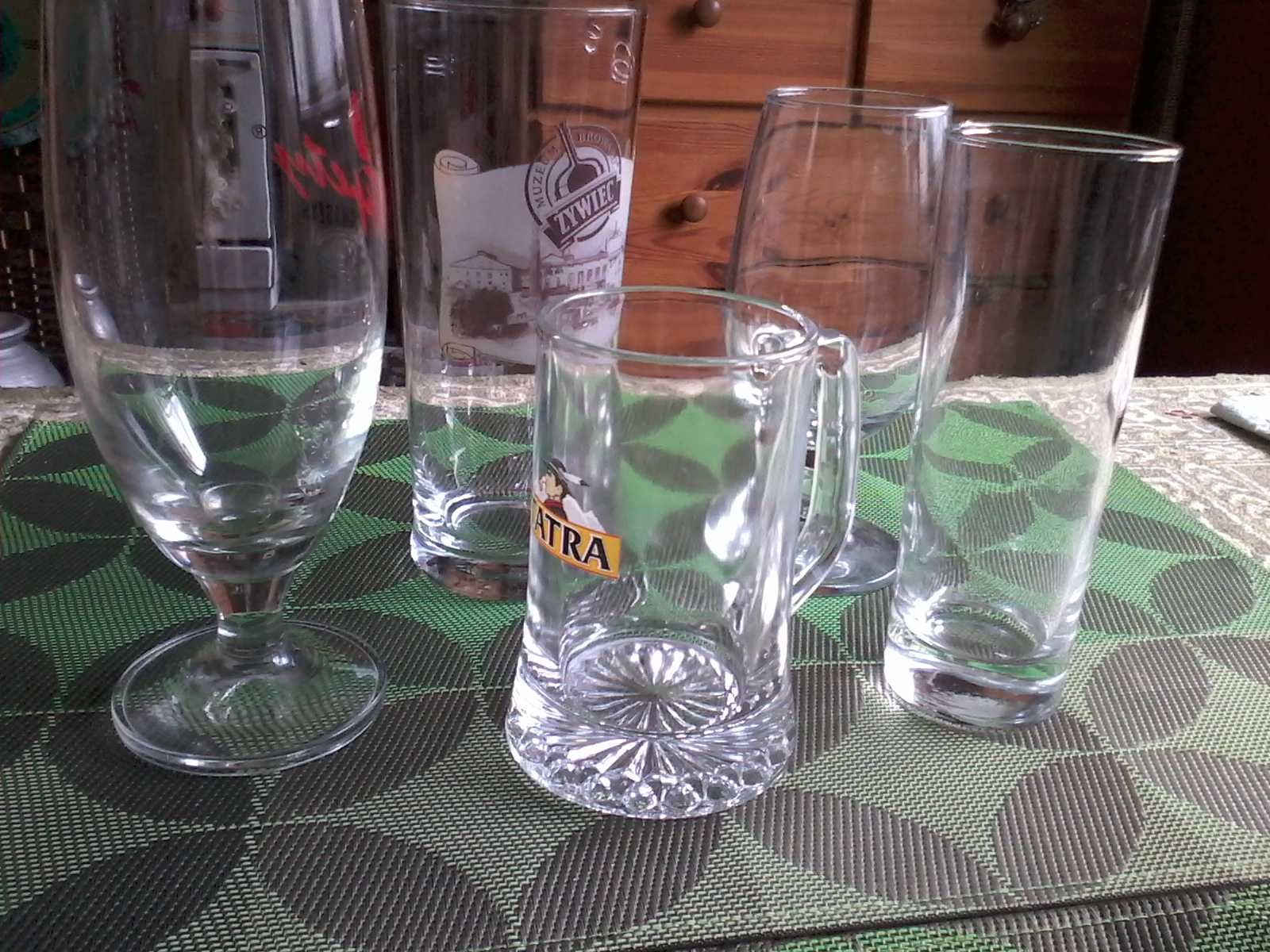 kufel szklanki szkło dla amatora piwa
