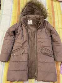 Зимнее пальто женское на девочку 11-12 лет