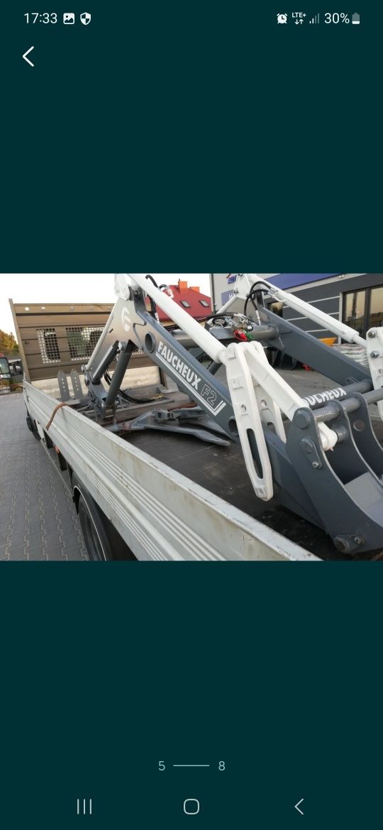 Ładowacz czołowy Deutz Fahr DX 4.50 4.70 MF Renault Faucheux mailleux
