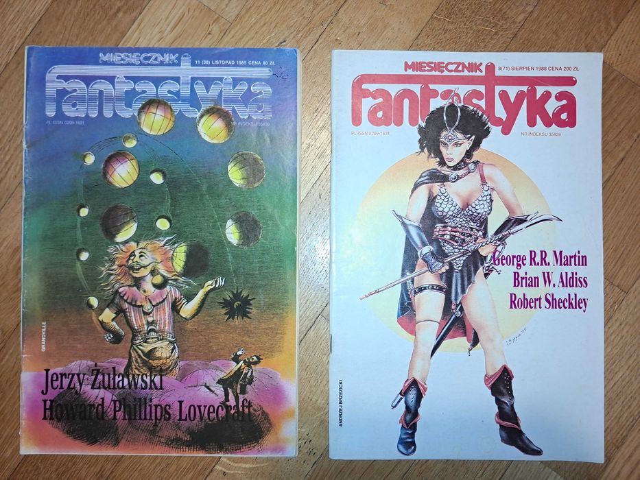 Miesięcznik Fantastyka - numery z lat 1983, 1984, 1985, 1986 i 1988