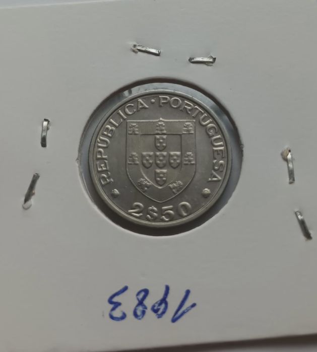 Moeda 2,5 escudos comemorativa FAO