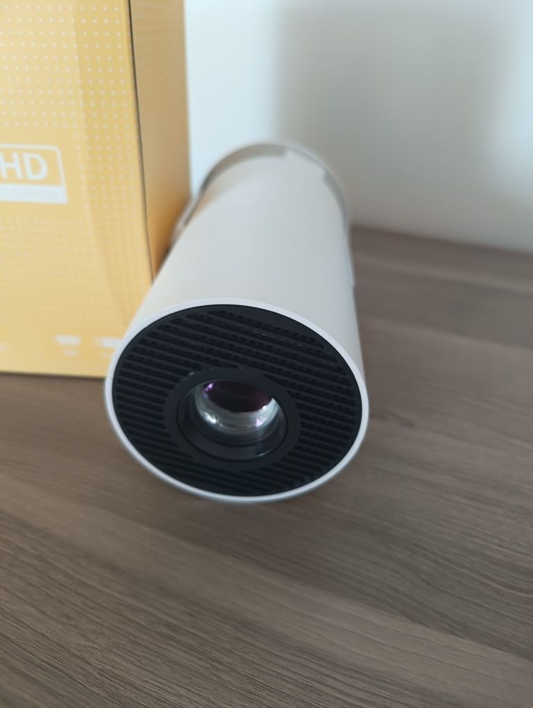 Projektor obrotowy, rzutnik, przenośny, SMART 4K, Bluetooth, do domu,