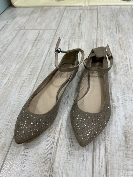 Балетки в стразах