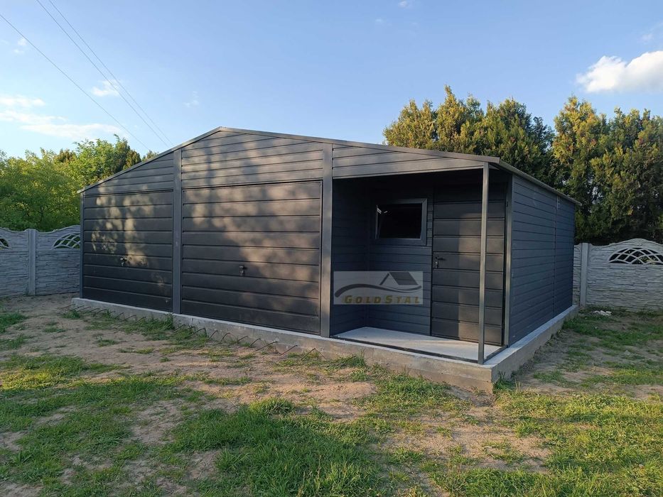 Garaż blaszany 8,5x6 6x5,5 6x6 6x5 4x6 7x6 4x5 3x5 9x6 AŻURY