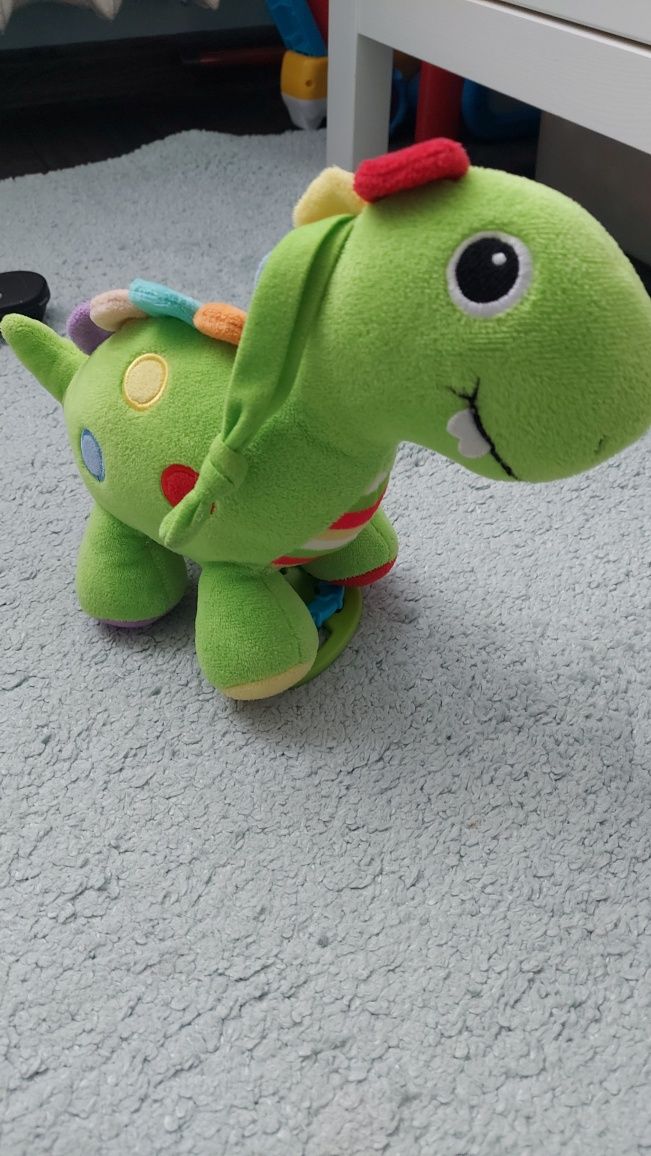 Zabawka dinozaur dla niemowlaka pluszak smok