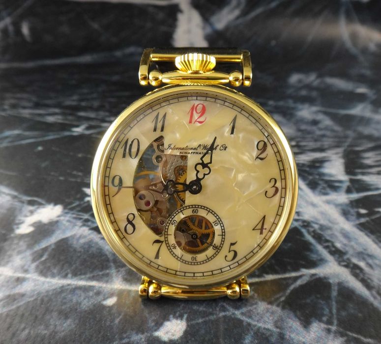 Часы Молния Марьяж механические скелетон с видимым механизмом 3602