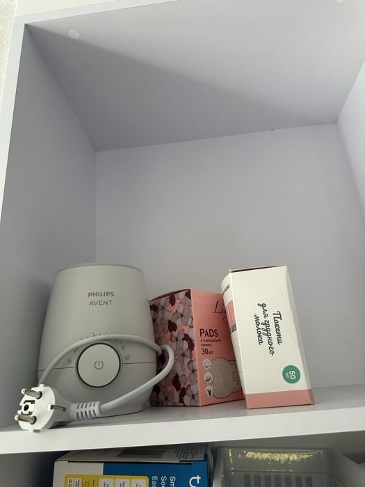 Підігрівач, пакети для молока, прокладки