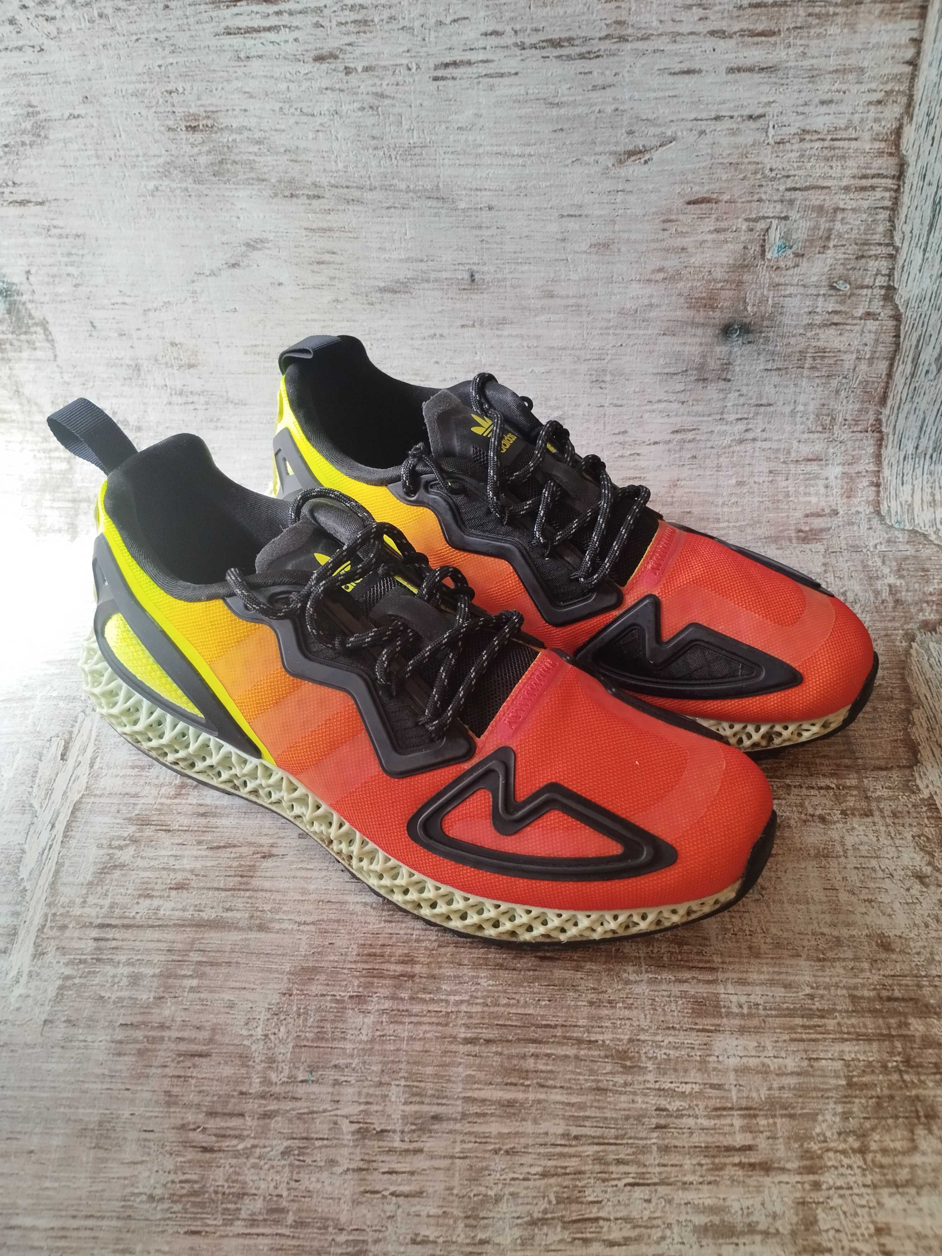 Buty adidas Originals Zx 4D ''Solar Yellow Red''