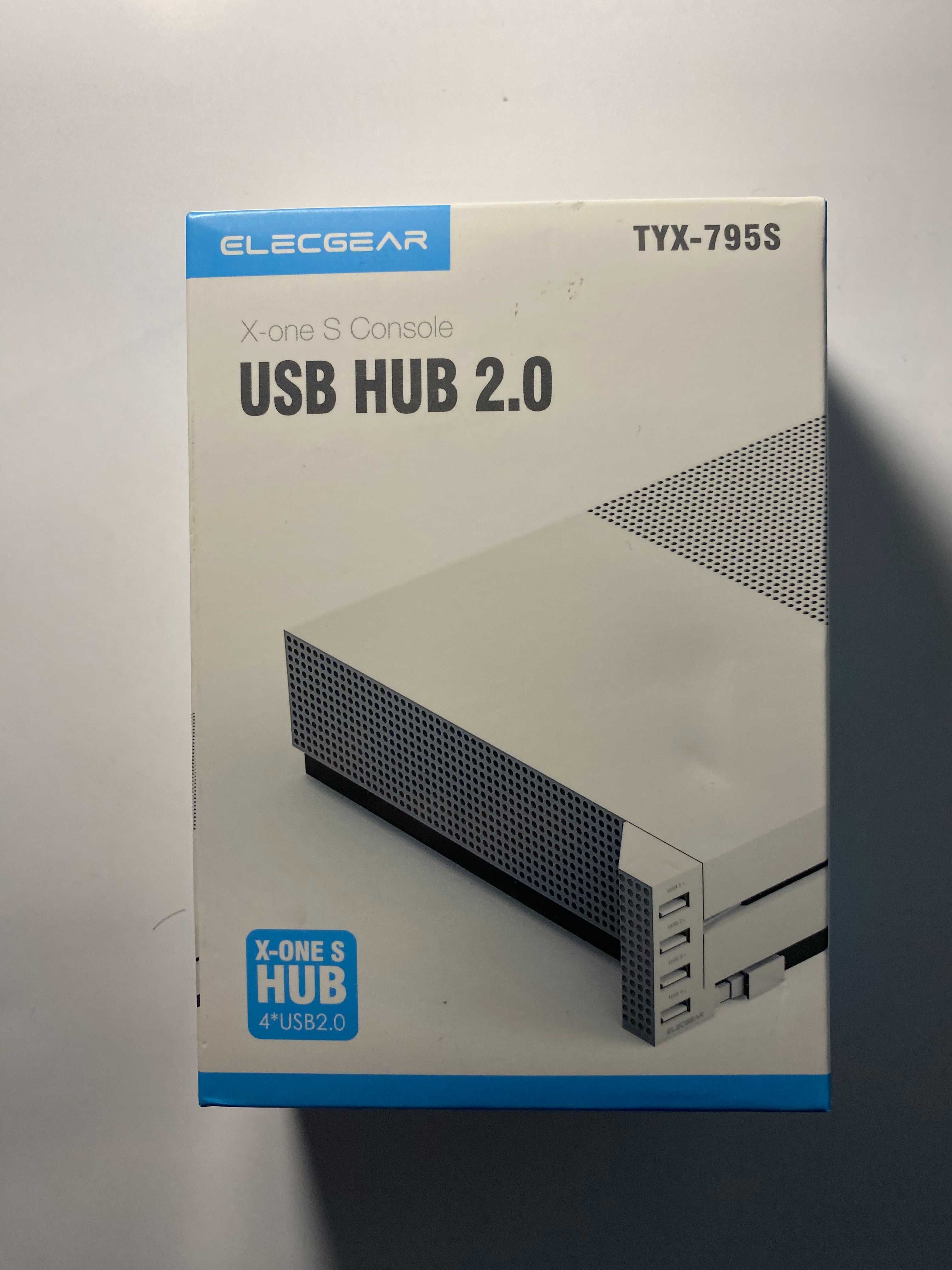 USB Hub 2.0 do Xbox One S, 4-portowy rozdzielacz