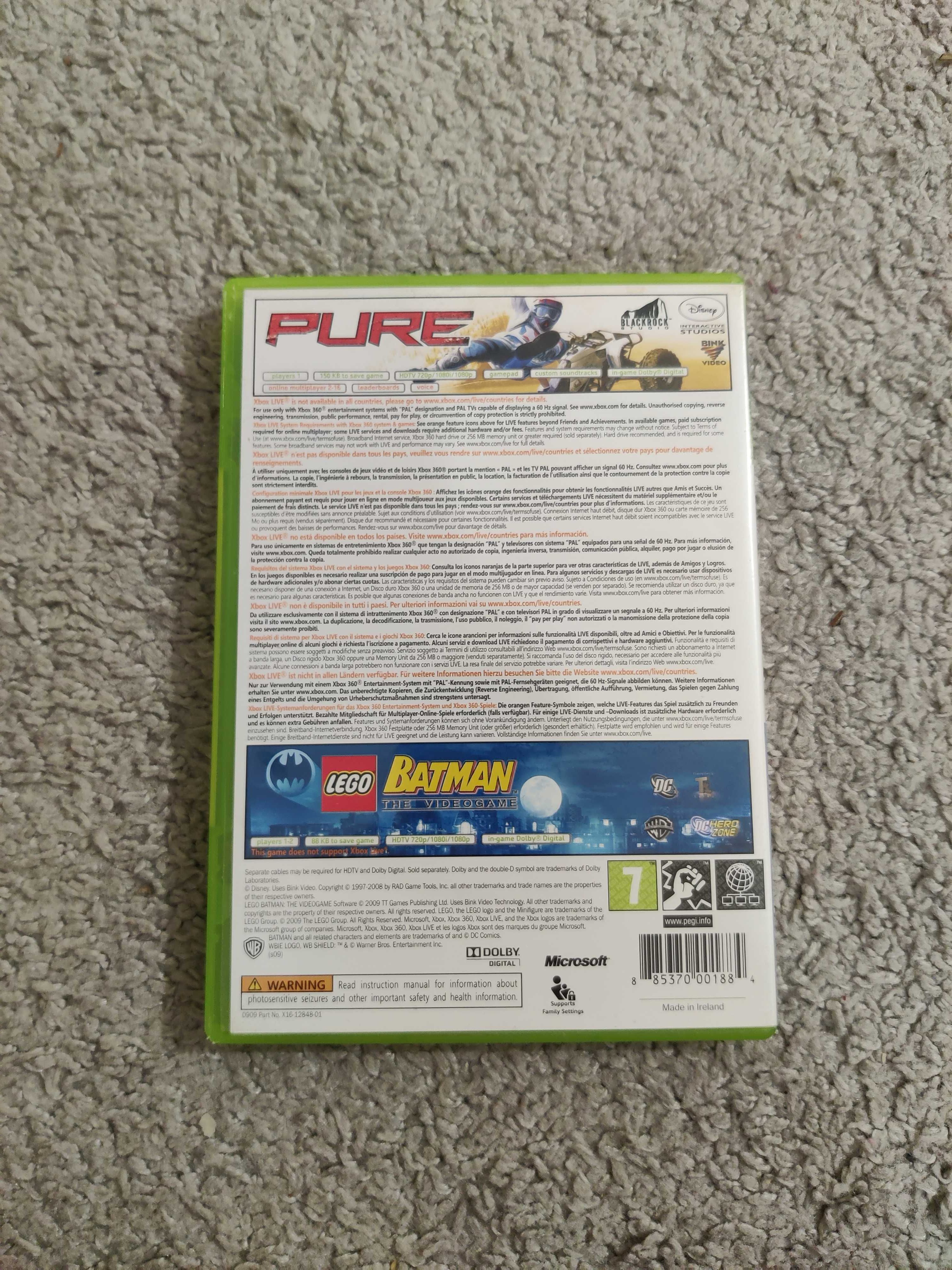 Gra Xbox 360 PURE / BATMAN LEGO 100% sprawna [ANG]
