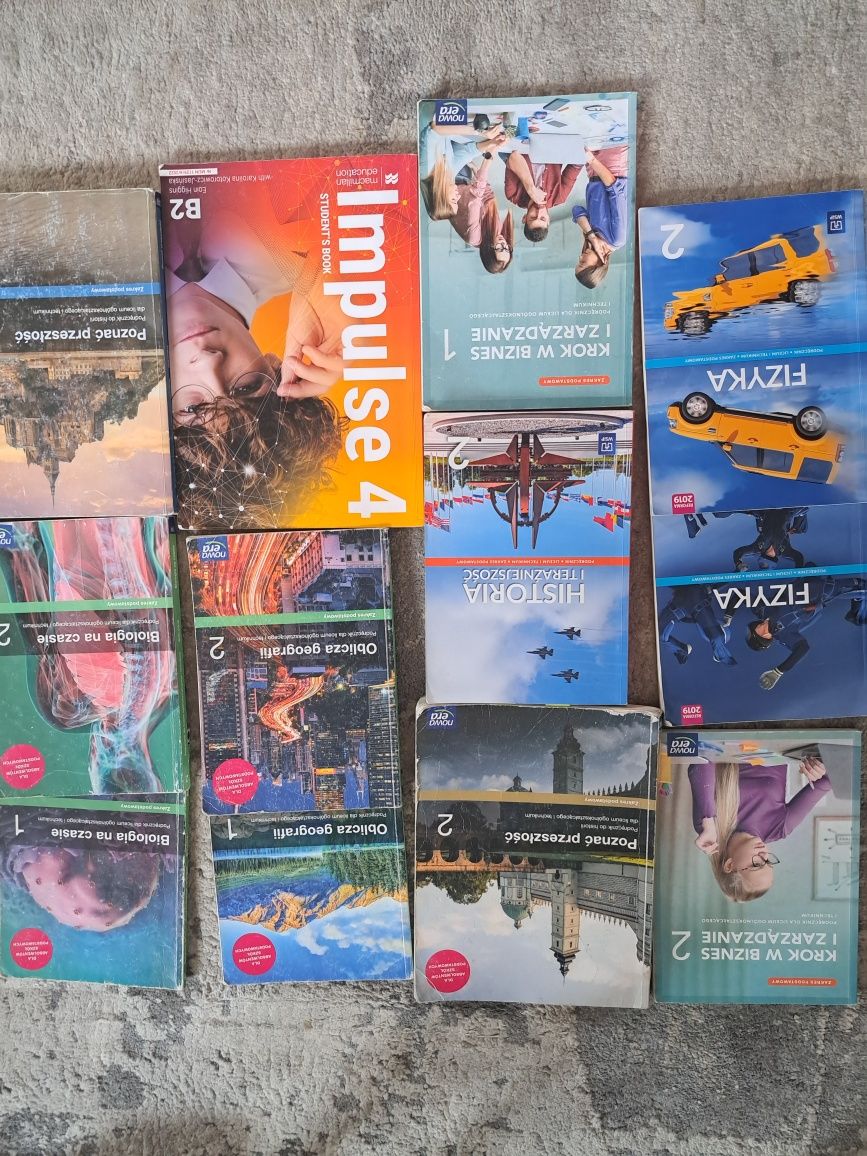 Książki do liceum/technikum 1,  2 klasa