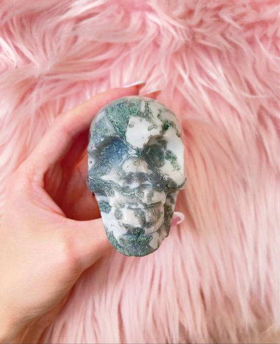 Agat Mszysty Czaszka • Wdzięczność • Obfitość • Regeneracja • Spokój