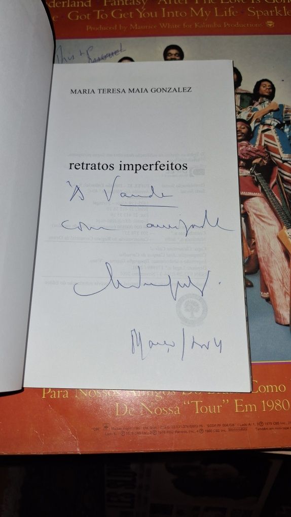 Retratos Imperfeitos Maria Teresa maia Gonzalez poesia
