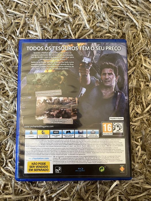 Jogo “Uncharted 4” para Ps4