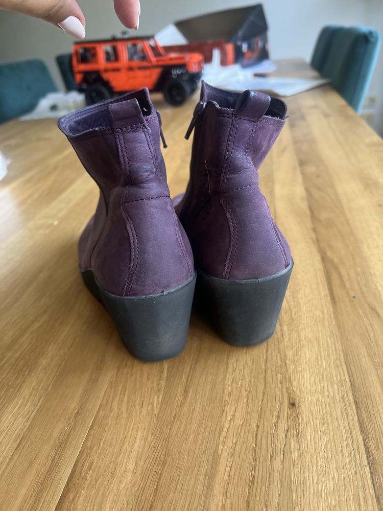 Ecco botki fioletowe rozmiar 41