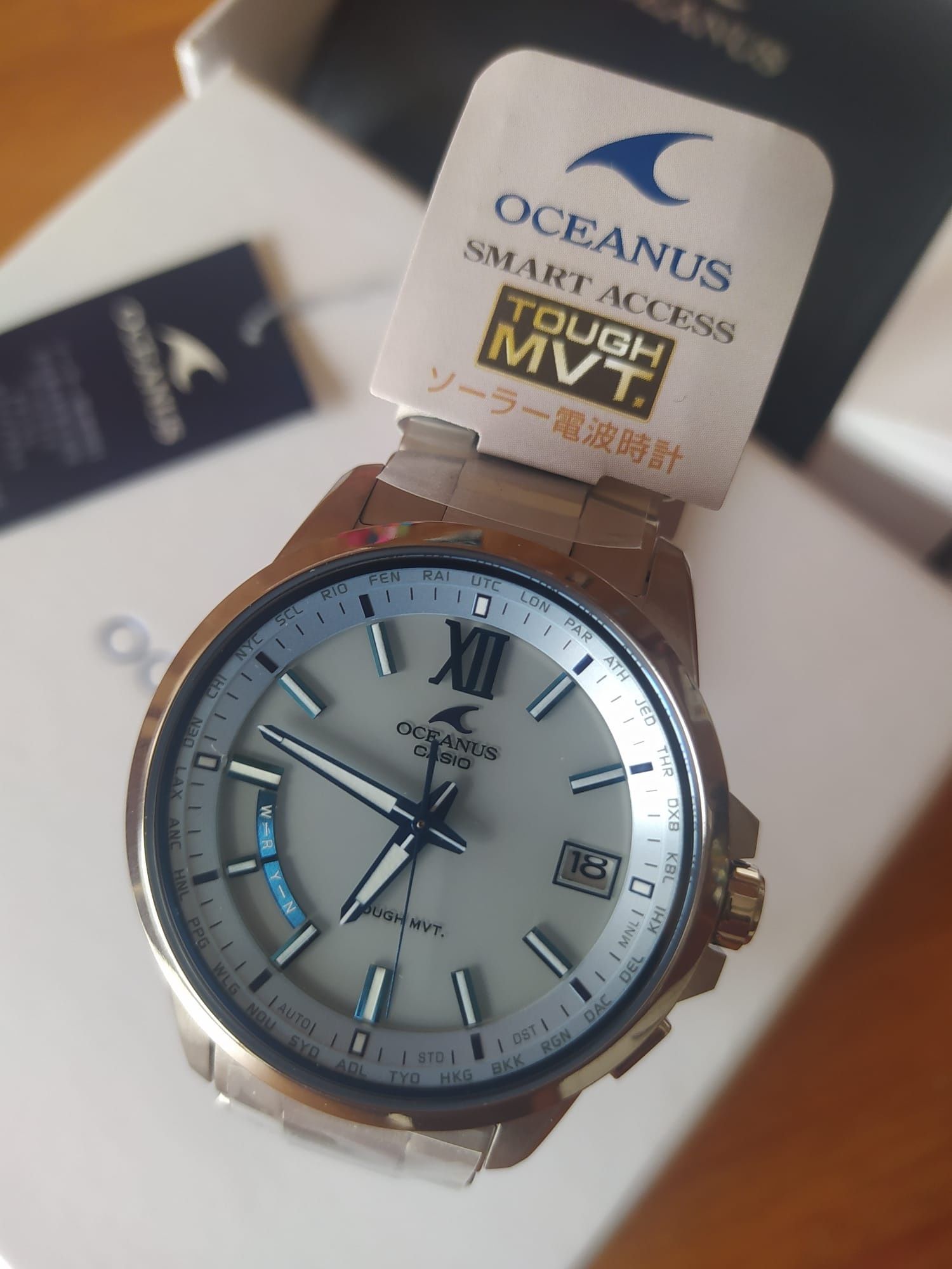 *NOVO* Casio Oceanus OCW-T150-2AJF JDM e feito no Japão 41.3mm