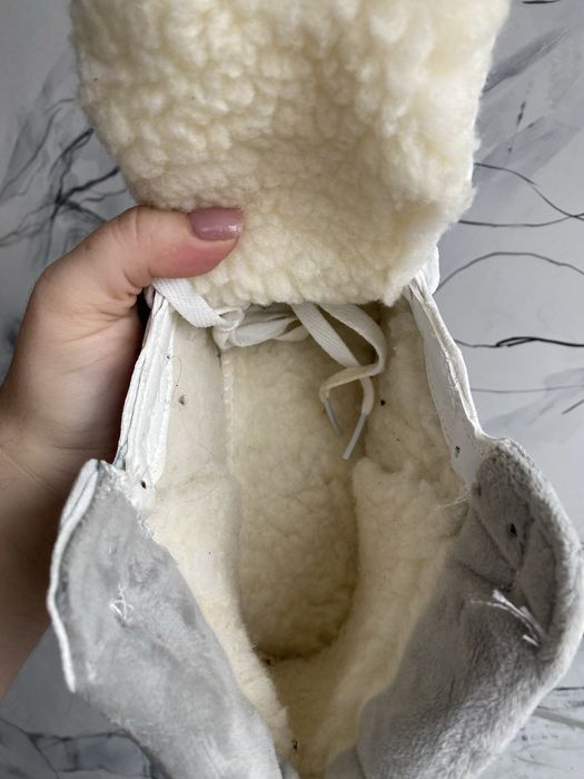 Зимові чоловічі кросівки на 28 см шкіра\хутро