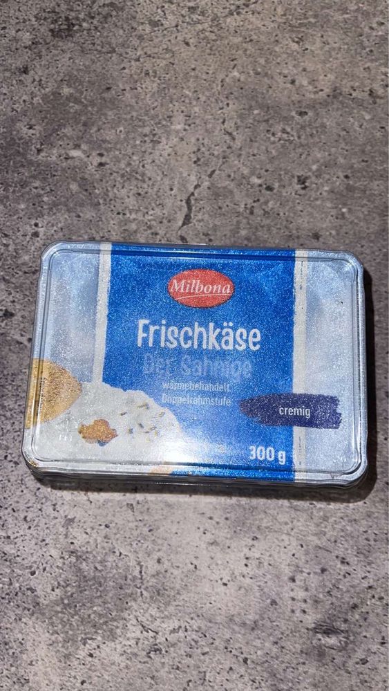Вершковий крем-сир Milbona Frischkase 300г (Німеччина)