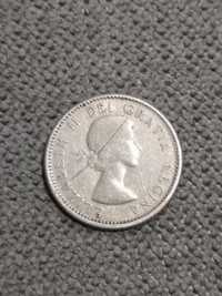 Moneta srebrna 10 centów 1961 Kanada