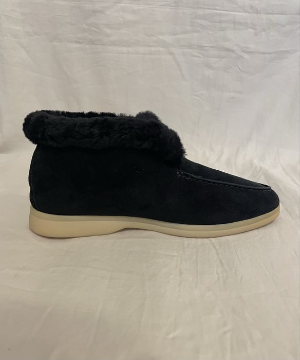 Лоферы с мехом Lora Piana