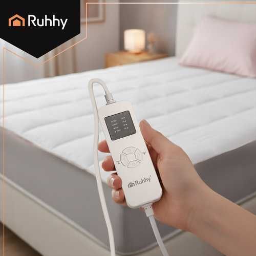 Наматрасник з підігрівом 203x152 Ruhhy Двоспальний зональний 2 пульта