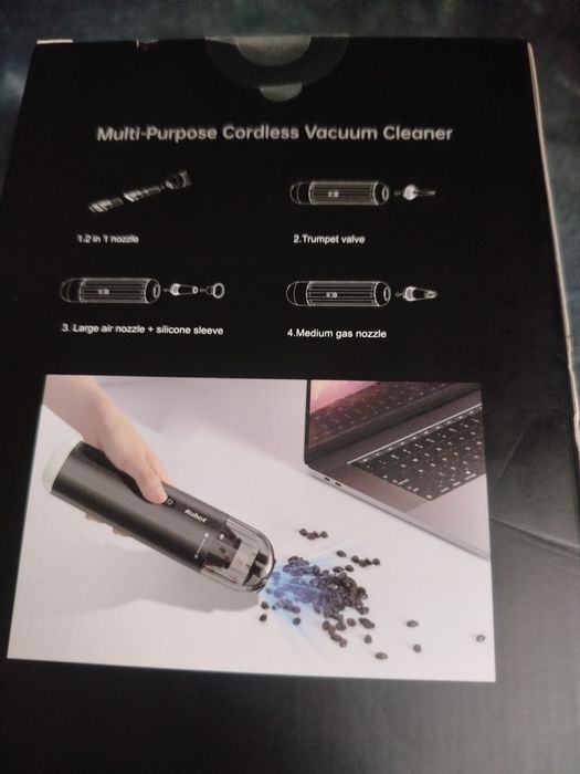 Bezprzewodowy przenośny poręczny odkurzacz