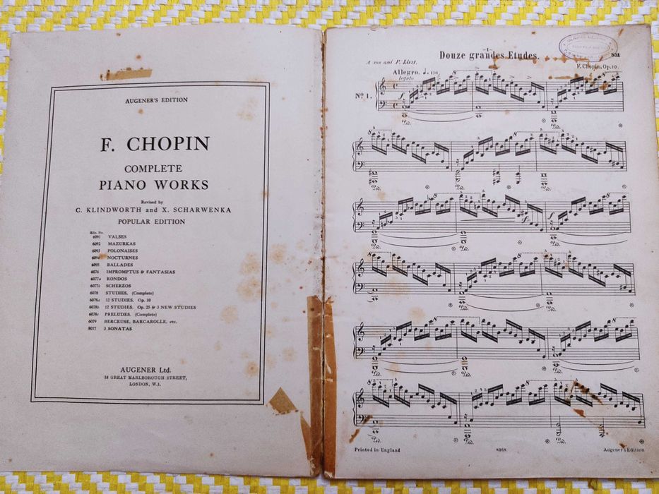 CHOPIN - Studies 
Augeners Edition