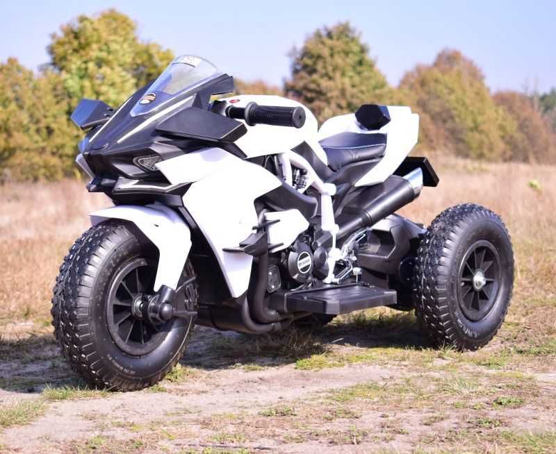 SUPER ŚCIGACZ 3 kołowy Motor dla dziecka na akumulator Gaz w Manetce !