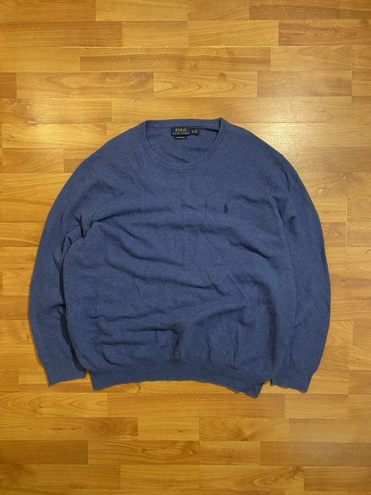 OLD MONEY Синий свитер POLO Ralph Lauren XL размер