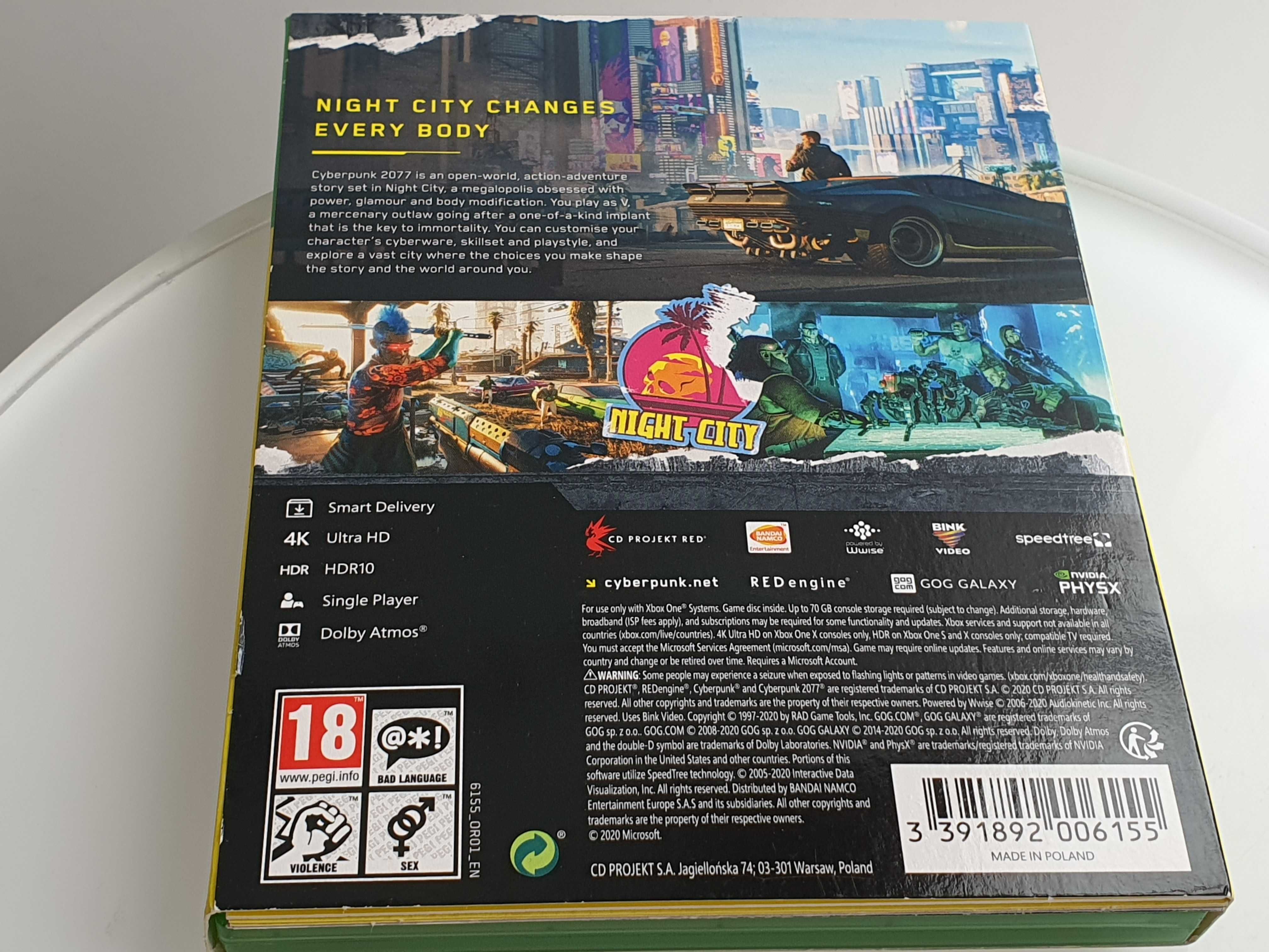 Cyberpunk 2077 XBOX One / Xbox Series X /S Sklep Zamiana