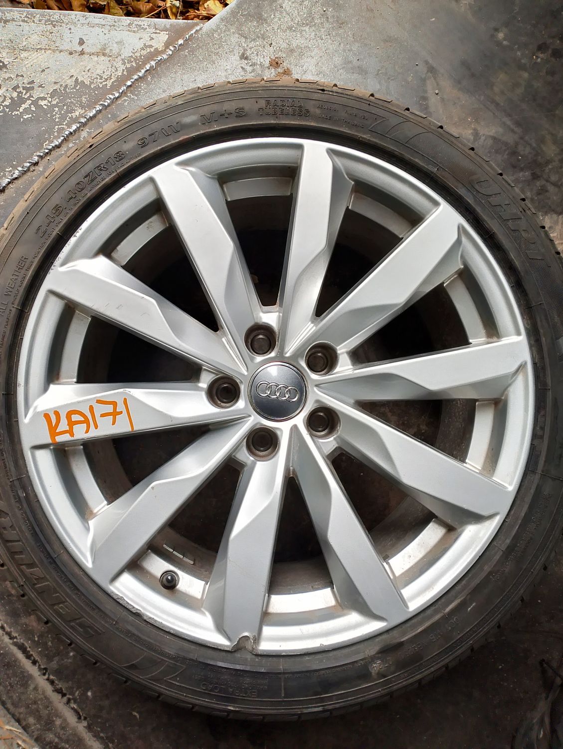 Диски Audi OEM 8W0601025AL 8x18 5x112 ET29 DIA66,6 (silver) Б/У