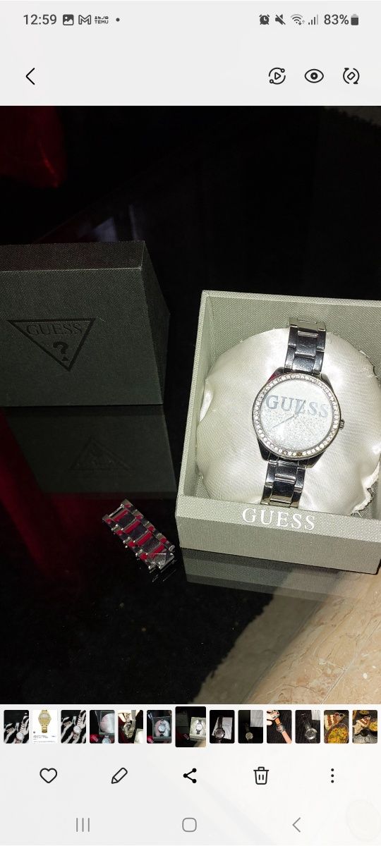 relógio  guess original  com caixa