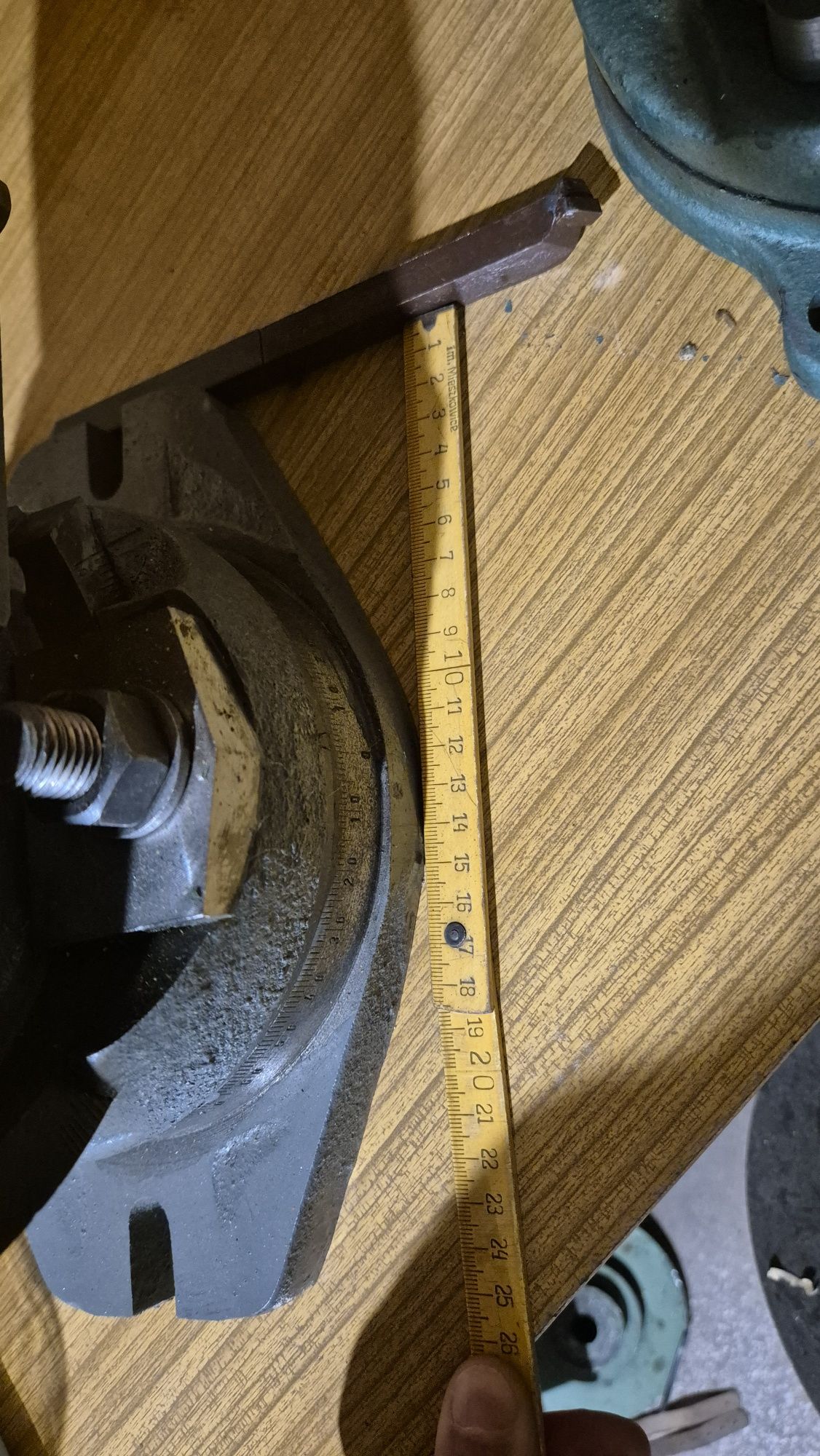 Imadło maszynowe 125 mm kołyskow frezarka Tokarka Bizon uchylno obroto