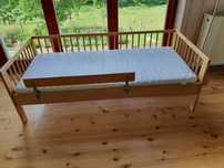 Łóżko dziecięce IKEA Gulliver 70 x 160 cm + materac + ochraniacz