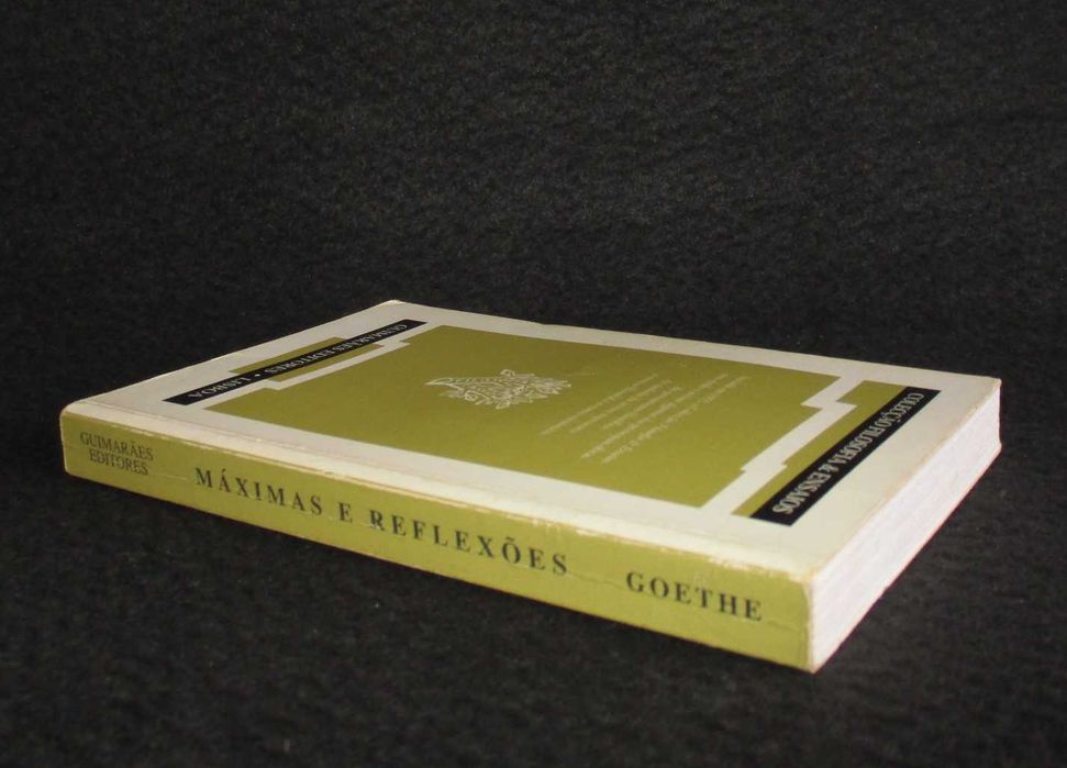 Livro Goethe Máximas e Reflexões