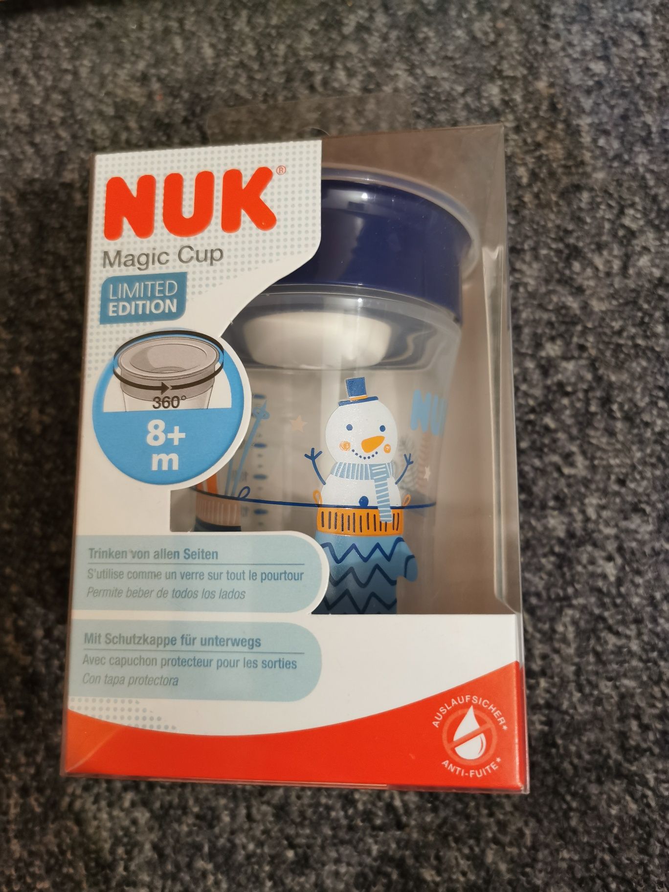 Kubek niekapek NUK 8+