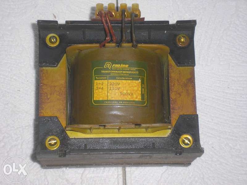 Transformador de 230 volts para 110 volts 500va